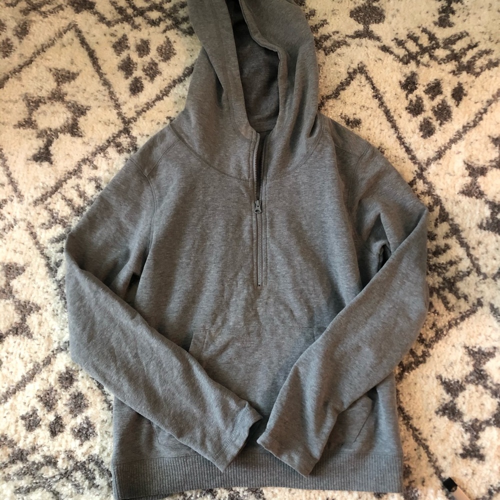 Z by Zella quarter zip grey hoodie